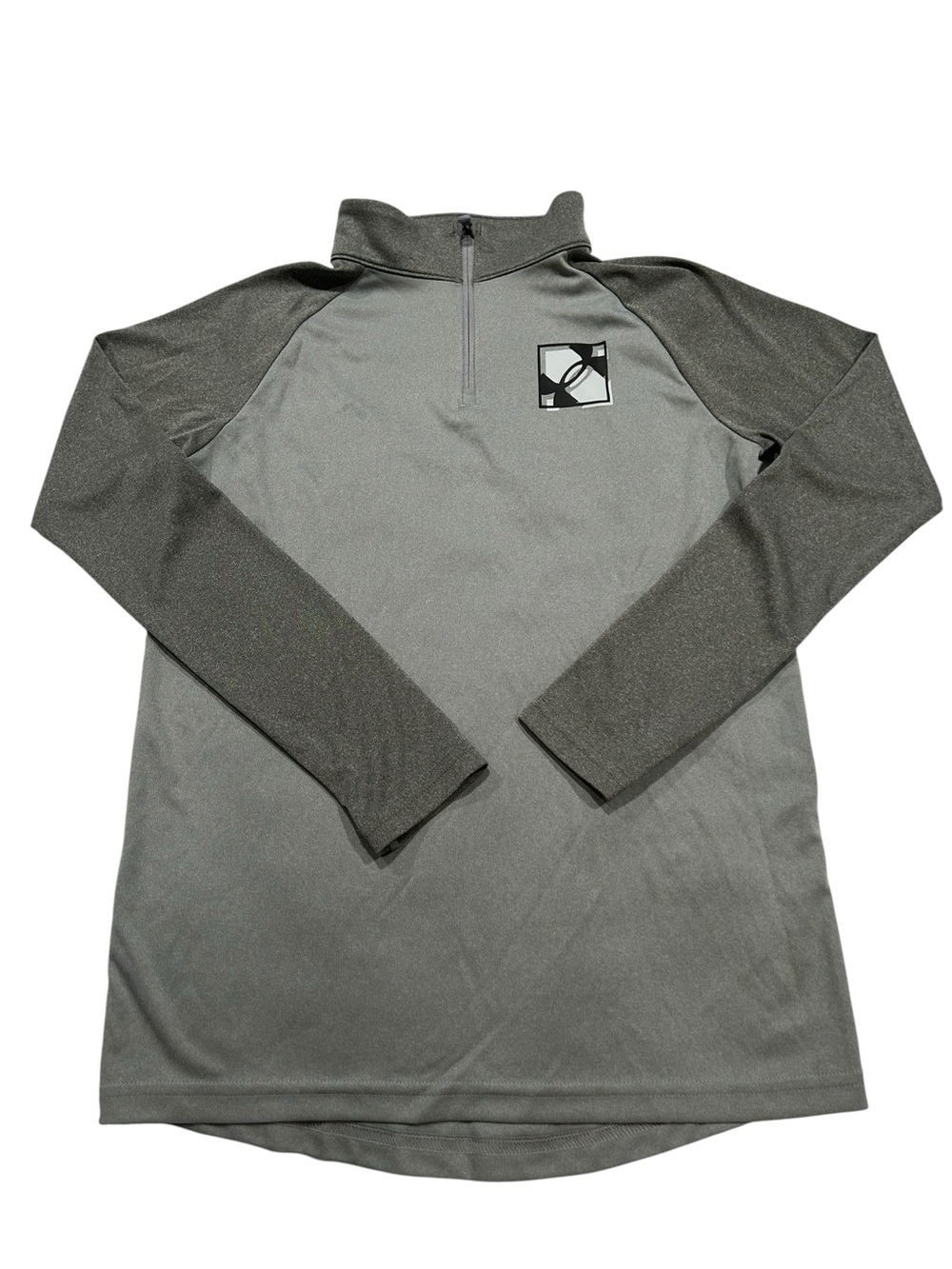 Under Armour Charcoal Gray Quarter-Zip Tech Training Top